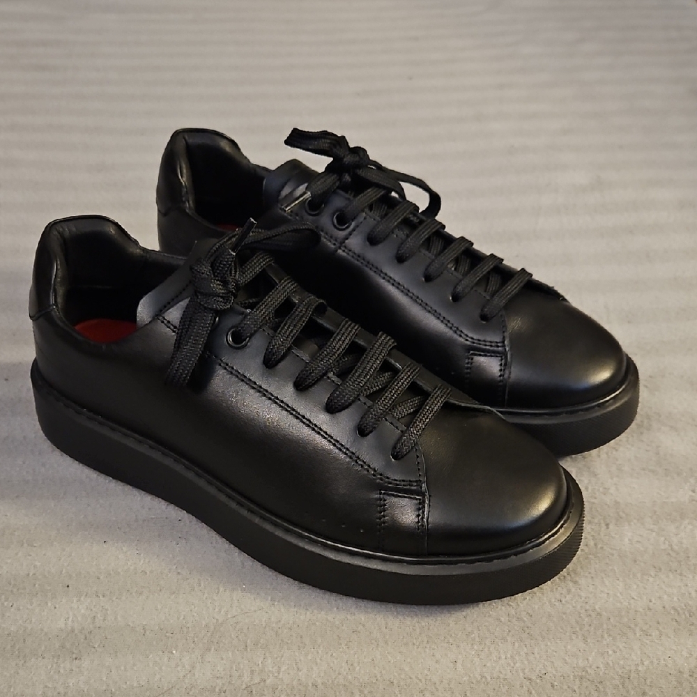 Hugo Boss Black Leather Sneakers